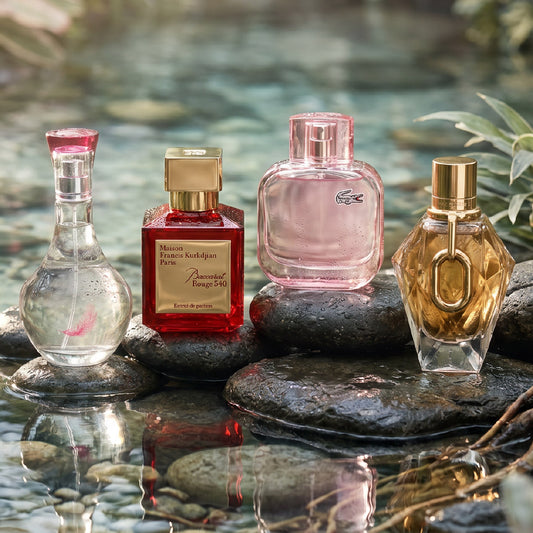 CANCAN, BACCARAT 540L, LACOSTE L.12.12, MILLION GOLD
