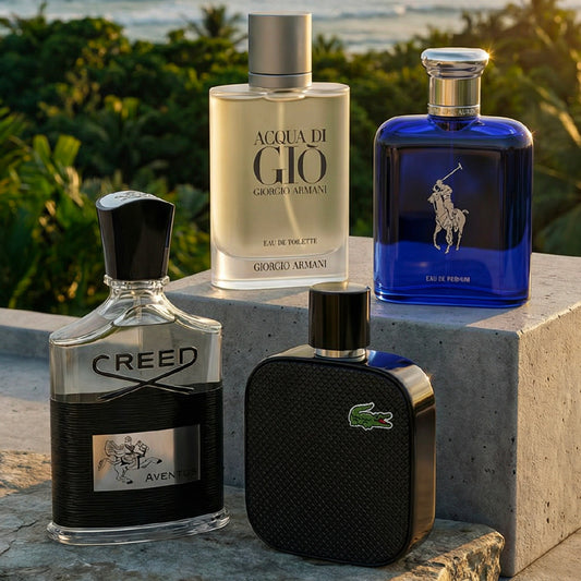 Creed, AcquaDiGio, PoloBlue, LacosteBlack TTK
