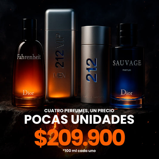 Pack Legendario de Fragancias Premium (x4)