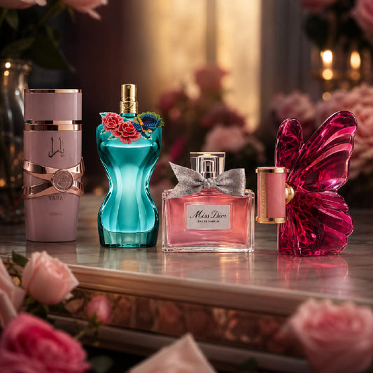 LA BOMBA. YARA ELIXIR, JPG LA BELLE PARADISE GARDEN, MISS DIOR